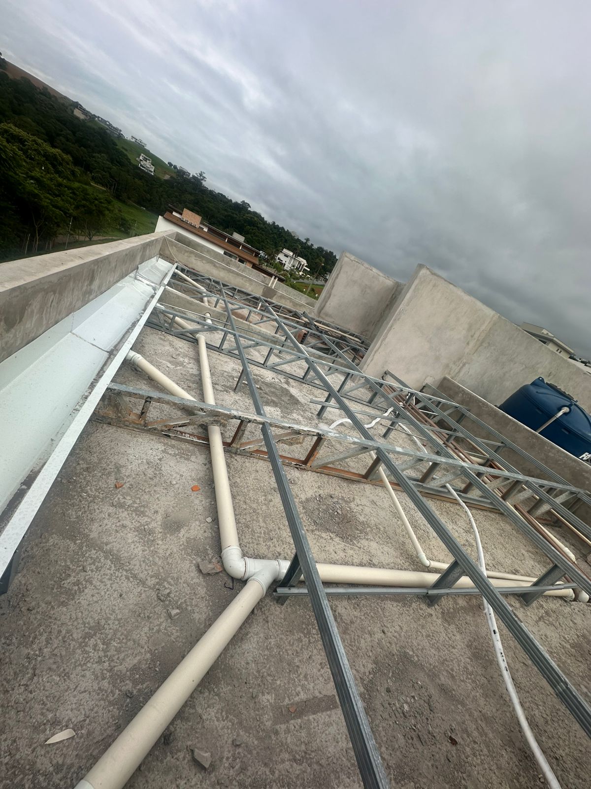 Telhado cerâmico antes da reforma